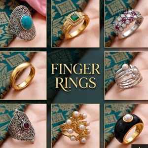 Finger Rings - Trendy Adjustable & Gold-Plated Designs