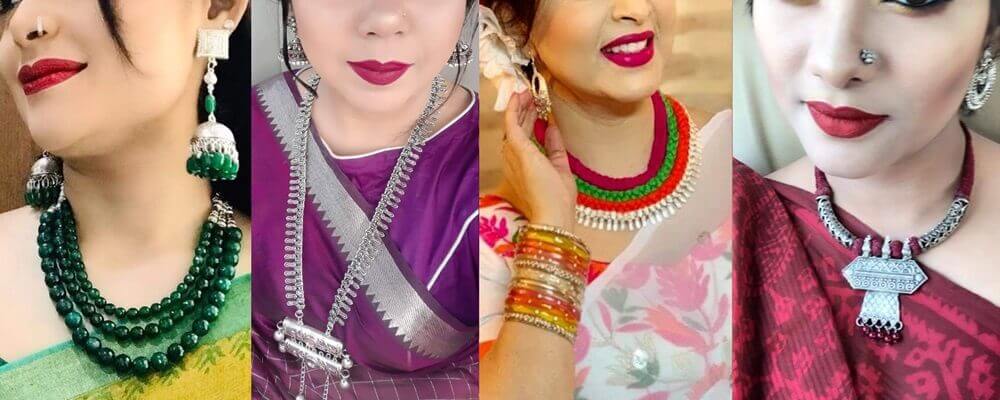 Antique Golden Beaded Necklace Collection